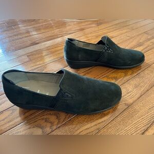 Women’s Ara Black Slip-On Suede Shoes
